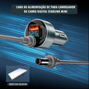 Adaptador de carregador de carro 3 em 1 para Starlink Mini com DC 5521 USB-C QC 3.0 3 portas com suporte para carregamento rápido PD com cabo DC 16AWG