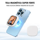 Monitor de Selfie magnético iOS e Android - Tire Selfies, e Faça Seus Vídeos Usando a Câmera Traseira do Seu Celular!