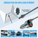 Adaptador de carregador de carro 3 em 1 para Starlink Mini com DC 5521 USB-C QC 3.0 3 portas com suporte para carregamento rápido PD com cabo DC 16AWG