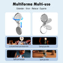 EMPUNHADURA MAGNÉTICA PARA CELULAR TELESIN -Empunhadura para celular + kit de luz magnética para selfie compatível com Android e IOS