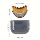 Escova facial de contorno linfático, escultura de queixo e linha de mandíbula, massageador de drenagem para rosto, projetada ergonomicamente para caber na pele com precisão