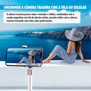 Monitor de Selfie magnético iOS e Android - Tire Selfies, e Faça Seus Vídeos Usando a Câmera Traseira do Seu Celular!